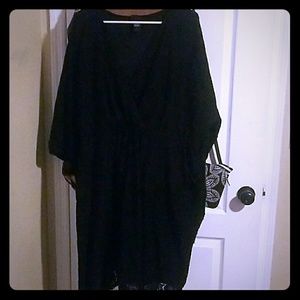 Black lace dress 4xl WITH POCKETS